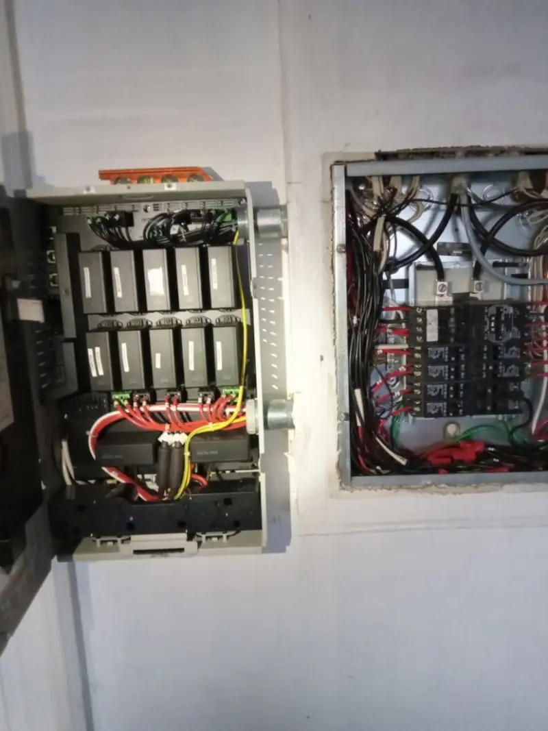Electrical panel upgrade completed for Ring Doorbell Installation in Elmira